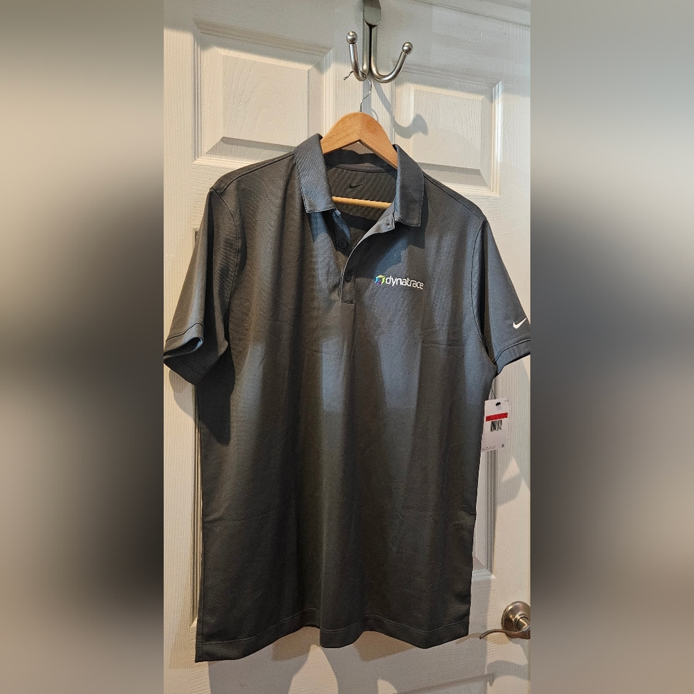 Nike Dark Gray Polo Shirt for Men